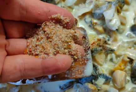 Фото шага рецепта Спагетти с рапанами 190121 шаг 14  