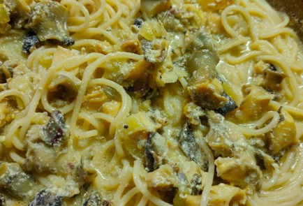 Фото шага рецепта Спагетти с рапанами 190121 шаг 17  