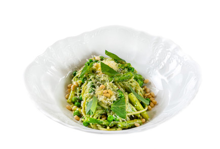 Фото шага рецепта Спагетти со спаржей 191614 шаг 11  