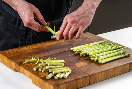 Фото шага рецепта Спагетти со спаржей 191614 шаг 2  