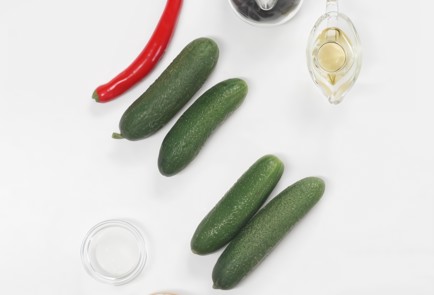 Фото шага рецепта Спиральки из огурцов 173698 шаг 1  