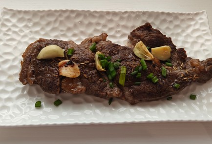 Фото шага рецепта Стейк из говядины 191597 шаг 12  