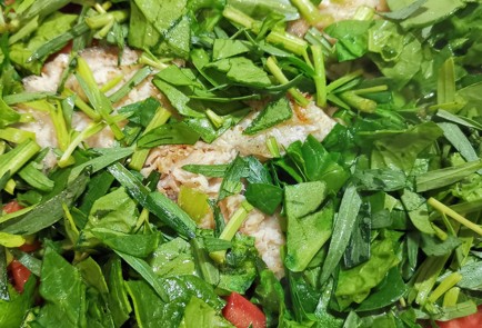 Фото шага рецепта Стейк из карпа на сливочноовощной подушке 173708 шаг 10  