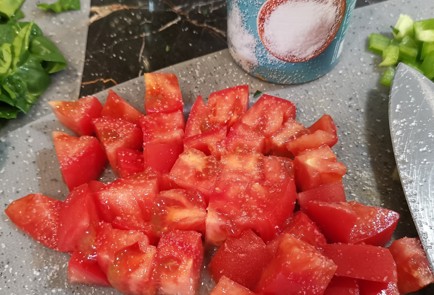 Фото шага рецепта Стейк из карпа на сливочноовощной подушке 173708 шаг 5  