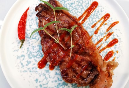 Фото шага рецепта Стейк ньюйорк 189489 шаг 10  