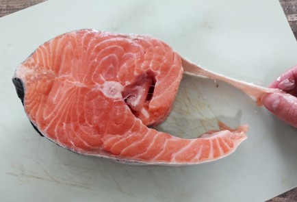 Фото шага рецепта Стейк семги с апельсином 186395 шаг 1  