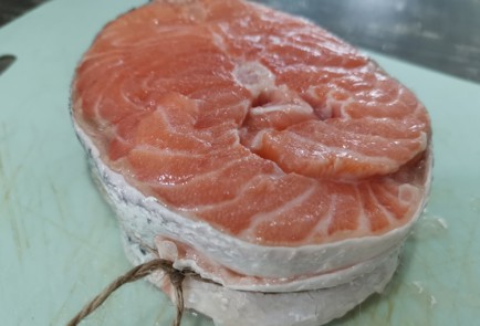 Фото шага рецепта Стейк семги с апельсином 186395 шаг 2  