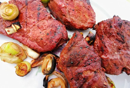 Фото шага рецепта Стейки из говяжьей печени 189465 шаг 13  