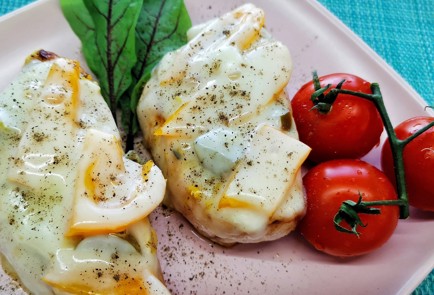 Фото шага рецепта Стейки из индейки с моцареллой 174886 шаг 12  