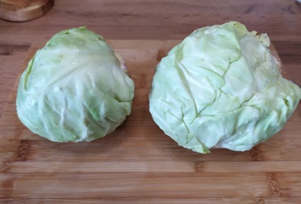 Фото шага рецепта Стейки из молодой капусты 188994 шаг 1  