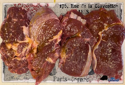 Фото шага рецепта Стейки рибай с чабером 176112 шаг 3