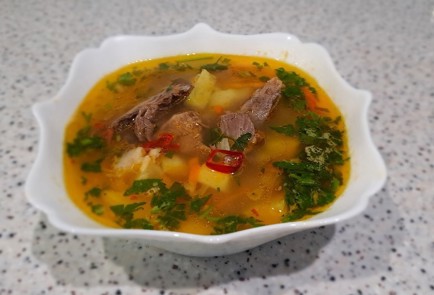 Фото шага рецепта Харчо со свининой 190032 шаг 10