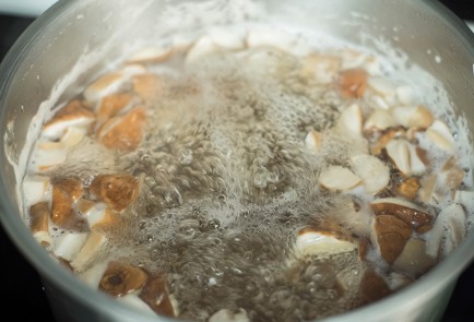 Фото шага рецепта Суп из белых грибов с репой 138558 шаг 2  