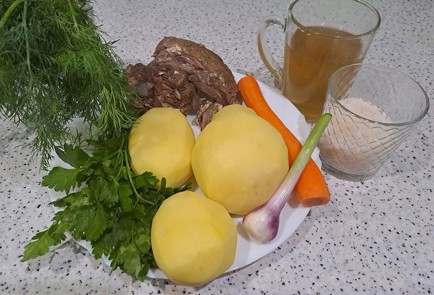 Фото шага рецепта Суп из говядины с рисом 189559 шаг 1  