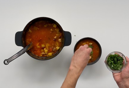 Фото шага рецепта Суп из свинины 151440 шаг 9  