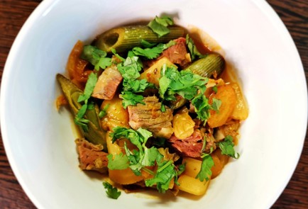 Фото шага рецепта Суп кимчи 189459 шаг 11  