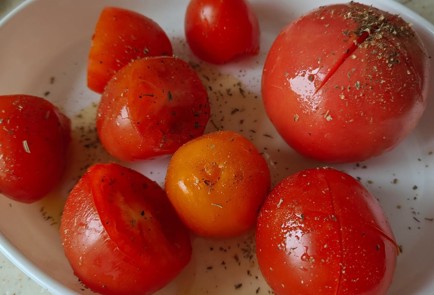 Фото шага рецепта Суппюре из томатов с сухариками и сыром 189492 шаг 2  