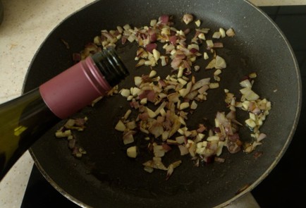 Фото шага рецепта Суппюре из томатов с сухариками и сыром 189492 шаг 6  