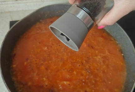 Фото шага рецепта Суппюре из томатов с сухариками и сыром 189492 шаг 8  