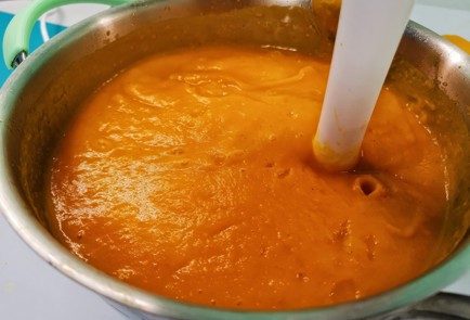 Фото шага рецепта Суппюре из тыквы с карри 140312 шаг 18  