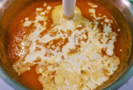 Фото шага рецепта Суппюре из тыквы с карри 140312 шаг 19  