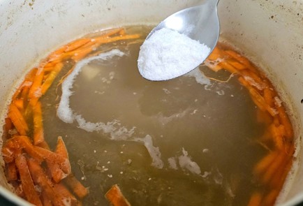 Фото шага рецепта Суп с галушками 189257 шаг 9