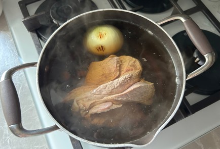 Фото шага рецепта Суп с говядиной и фунчозой 189792 шаг 5  