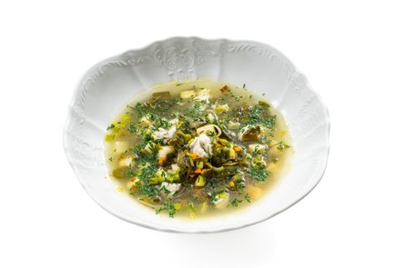 Фото шага рецепта Суп со щавелем 188793 шаг 11  