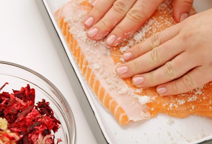 Фото шага рецепта Свекольный лосось 25170 шаг 1  