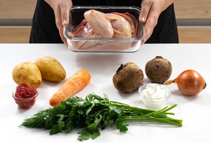 Фото шага рецепта Свекольник горячий 173645 шаг 1  