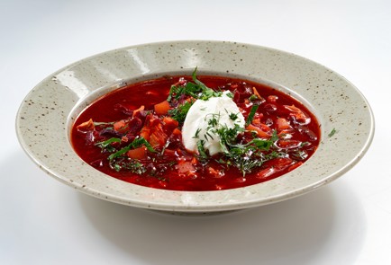 Фото шага рецепта Свекольник горячий 173645 шаг 14  