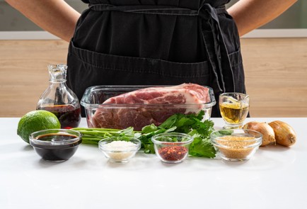 Фото шага рецепта Свиная шея в азиатском стиле 189031 шаг 1  