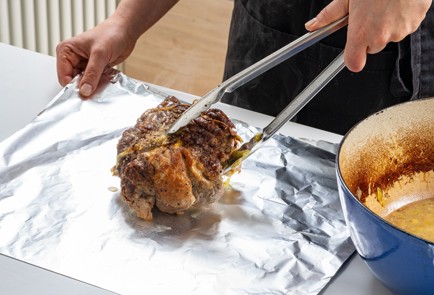 Фото шага рецепта Свиная шея в сидре 189030 шаг 7  