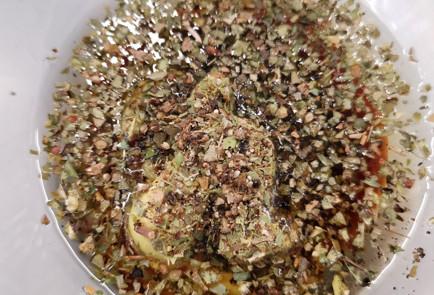 Фото шага рецепта Свиная вырезка запеченная с помидорами и сыром 151960 шаг 4  