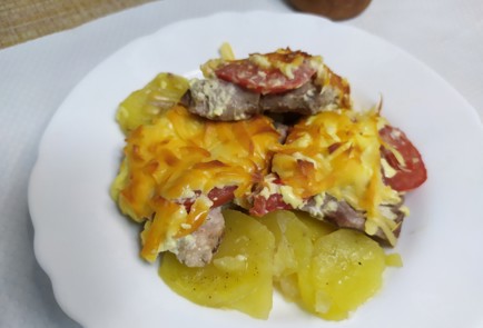 Фото шага рецепта Свинина пофранцузски 190895 шаг 11  