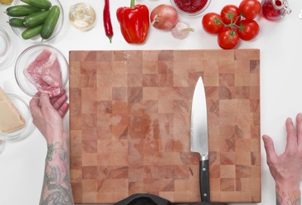 Фото шага рецепта Свинина помилански 186385 шаг 1  