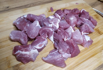 Фото шага рецепта Свинина с яблоками в рукаве 188946 шаг 1