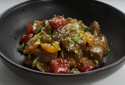 Фото шага рецепта Свинина в азиатском стиле в мультиварке 173381 шаг 10  