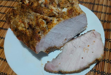 Фото шага рецепта Свинина в духовке с грибной подливкой 191367 шаг 11