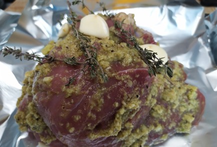 Фото шага рецепта Свинина в духовке 190692 шаг 9