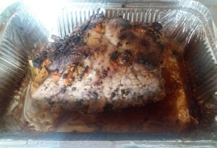 Фото шага рецепта Свинина запеченная в апельсиновом маринаде 138756 шаг 6  