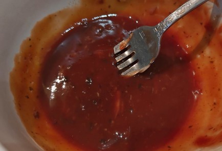 Фото шага рецепта Свиные ребра барбекю в духовке 190044 шаг 9  