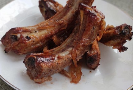 Фото шага рецепта Свиные ребрышки с имбирем 173467 шаг 13  