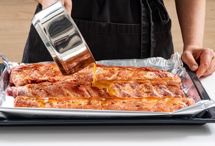 Фото шага рецепта Свиные ребрышки в фольге в духовке 187980 шаг 7  