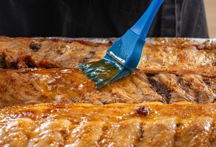 Фото шага рецепта Свиные ребрышки в фольге в духовке 187980 шаг 9  