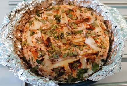 Фото шага рецепта Сыр бри запеченный в духовке 175950 шаг 11  