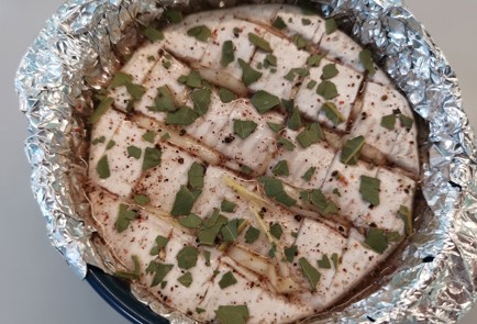 Фото шага рецепта Сыр бри запеченный в духовке 175950 шаг 7  