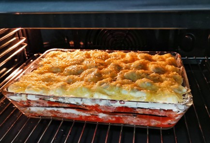 Фото шага рецепта Сырная лазанья из баклажанов 152604 шаг 14  