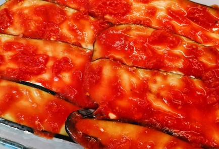 Фото шага рецепта Сырная лазанья из баклажанов 152604 шаг 8  