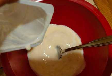 Фото шага рецепта Сырники в сливочнойогуртовой заливке в духовке 175939 шаг 15  